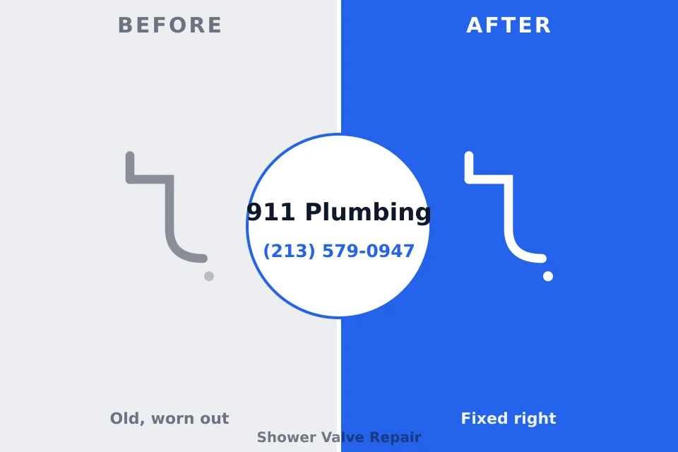 Before and after: plumbing repair Camp Springs, MD
